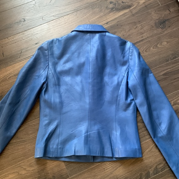 Vintage Peter Millar Leather Button Up lined Jacket Size M - Picture 4 of 8